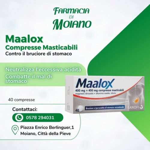 Malox compresse - Farmacia di Moiano